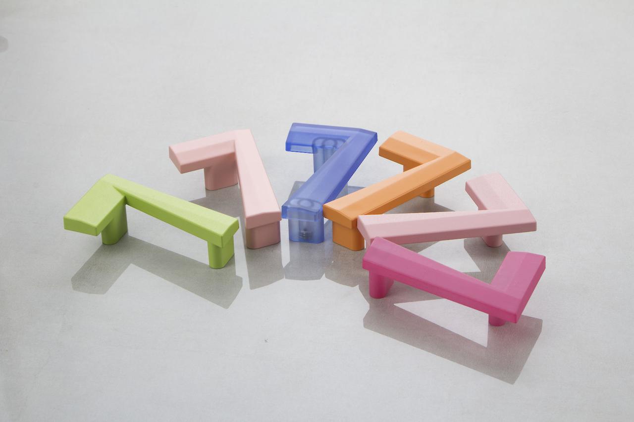 Меблева ручка Poliplast цифра семірка РП-7 Рожевий глянцевий (16409) - фото 2