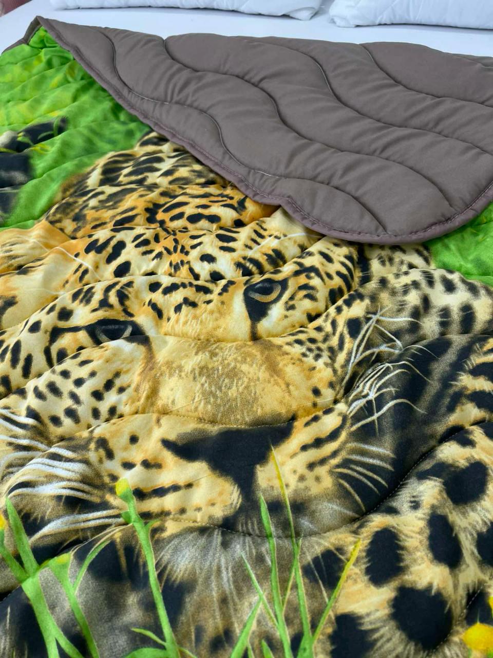 Ковдра літня двостороння з малюнком двоспальна 180x210 см Салатовий - фото 7 Ковдра літня двостороння з малюнком двоспальна 180x210 см Салатовий - фото 7