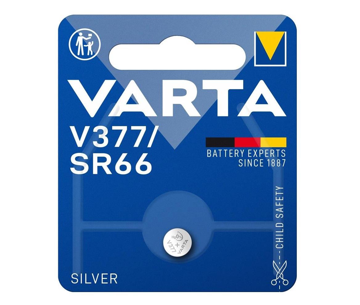 Батарейка Varta V377 Silver Oxide 1,55V 1 шт. (00377101401)