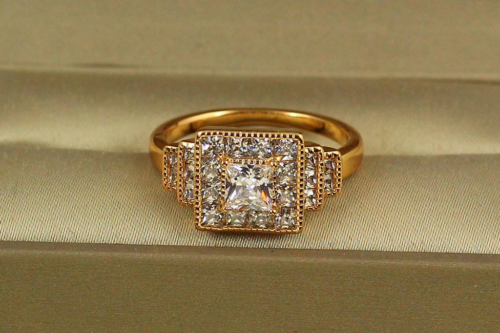 Кольцо Xuping Jewelry Иерархия р. 20 Золотистый (27573464) Кольцо Xuping Jewelry Иерархия р. 20 Золотистый (27573464)