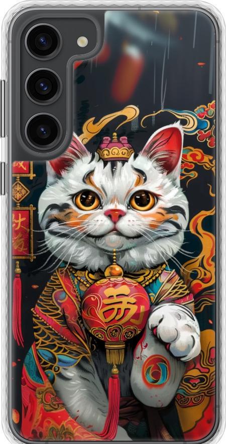 Чехол на Samsung Galaxy S23 Plus China Cat v2 (6135pc-2905-42517) Чехол на Samsung Galaxy S23 Plus China Cat v2 (6135pc-2905-42517)