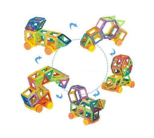 Конструктор магнітний Magnetic 110 елементів (538) - фото 5 Конструктор магнітний Magnetic 110 елементів (538) - фото 5