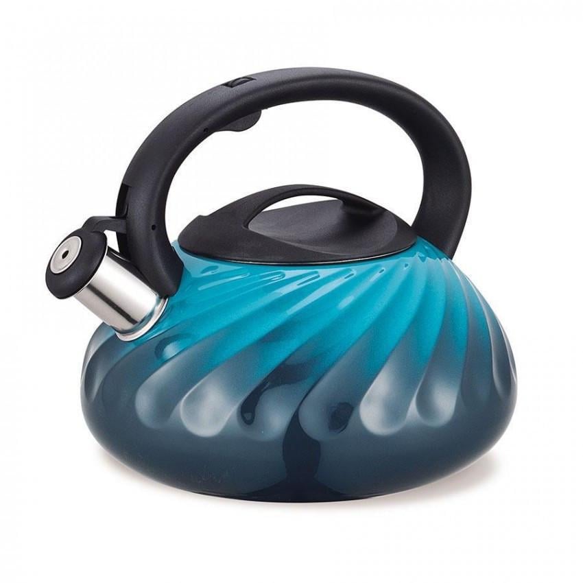 Чайник Maestro MR-1321 из нержавеющей стали 3 л Blue (1624678420) - фото 2