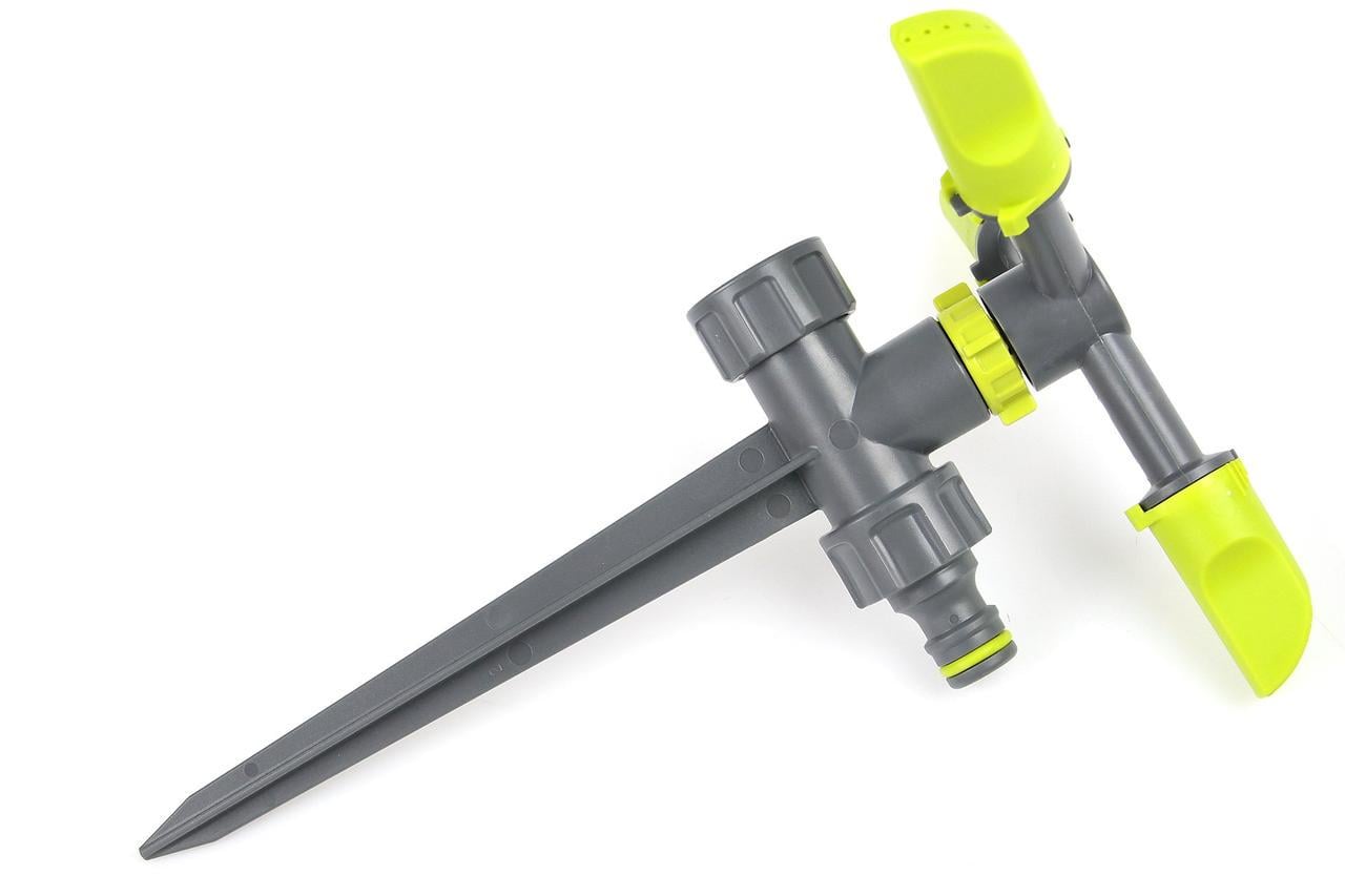 Ороситель вращающийся Bradas Line 3-х рожковый на колу Lime (21200)