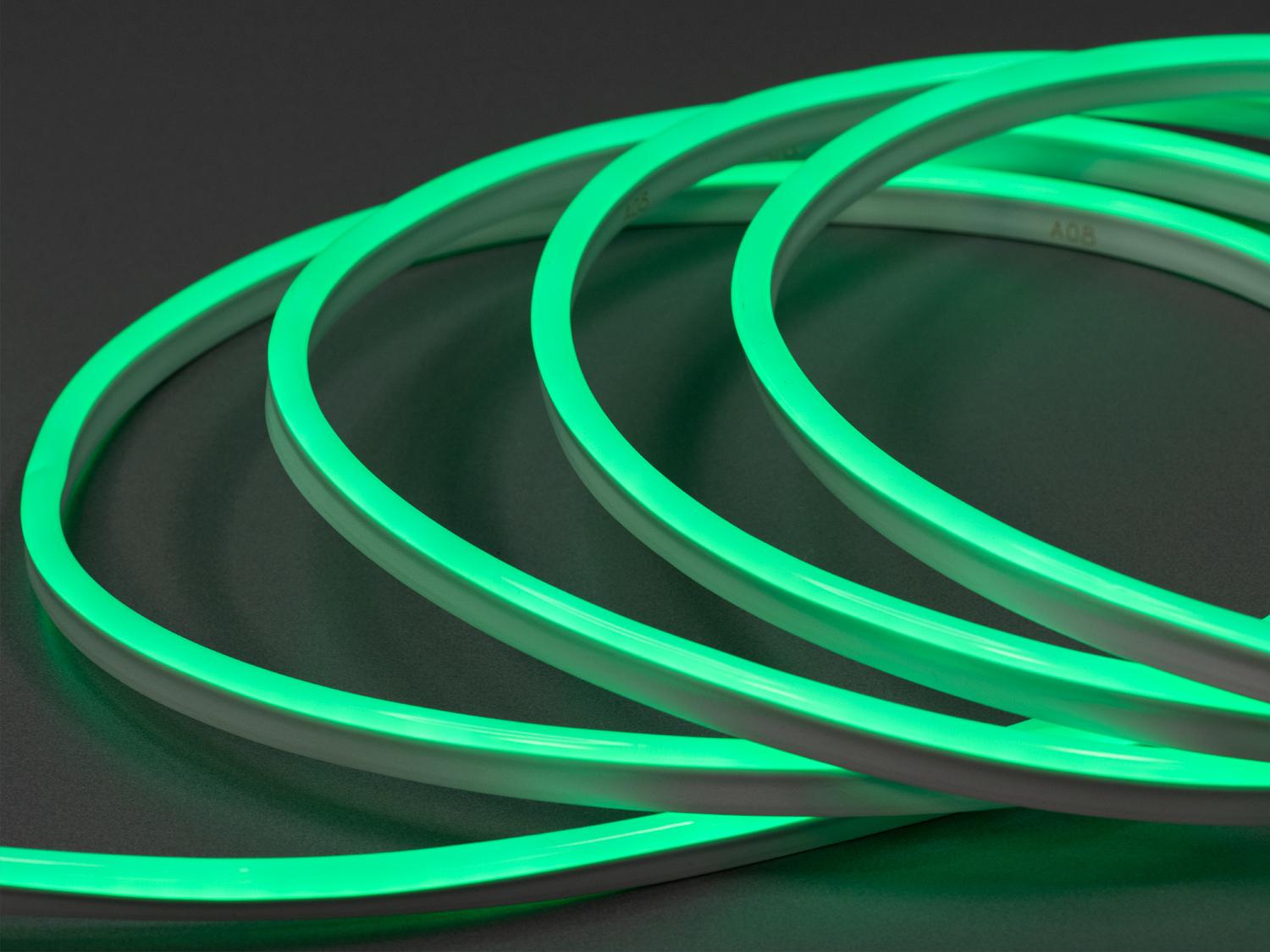 Світлодіодна стрічка NEON 220 В герметичний 7x15 мм Зелений (P220-NEON-GREEN-65-7) - фото 2 Світлодіодна стрічка NEON 220 В герметичний 7x15 мм Зелений (P220-NEON-GREEN-65-7) - фото 2