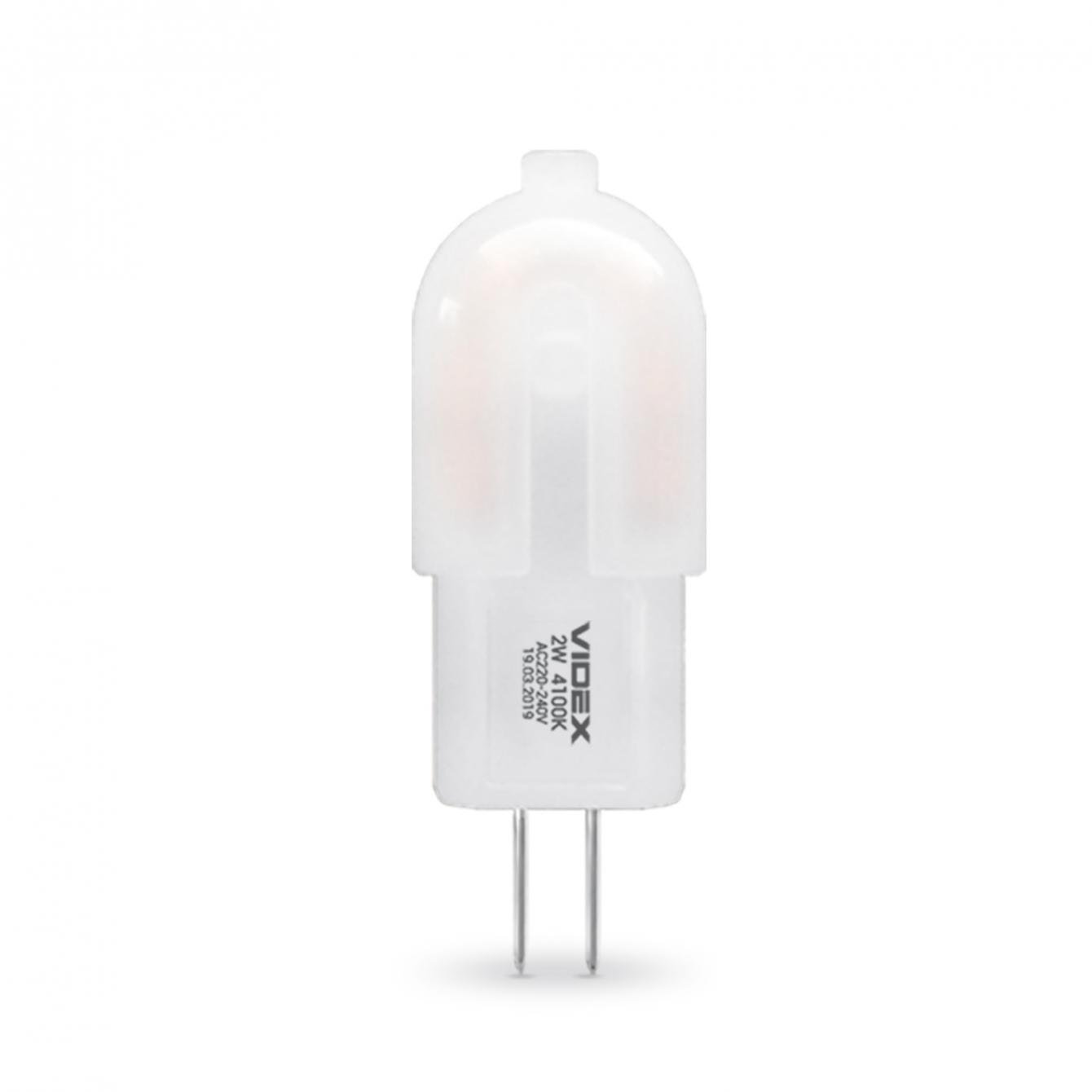 Лампа LED Videx G4e 2W G4 4100K (2847)