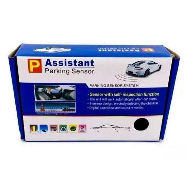 Паркувальна система UKC Assistant Parking Sensor P400 на 4 датчики з дисплеєм Black (15467663) - фото 7