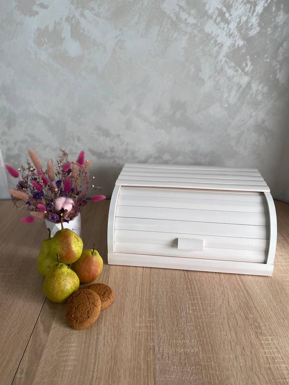 Хлебница деревянная Белый (1978842650) - фото 3 Хлебница деревянная Белый (1978842650) - фото 3