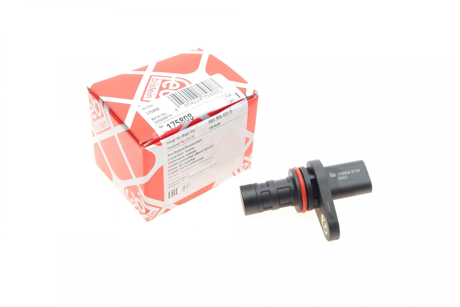 Датчик положения коленвала VW T5/T6 2,0 TSI 10-19- (175808)