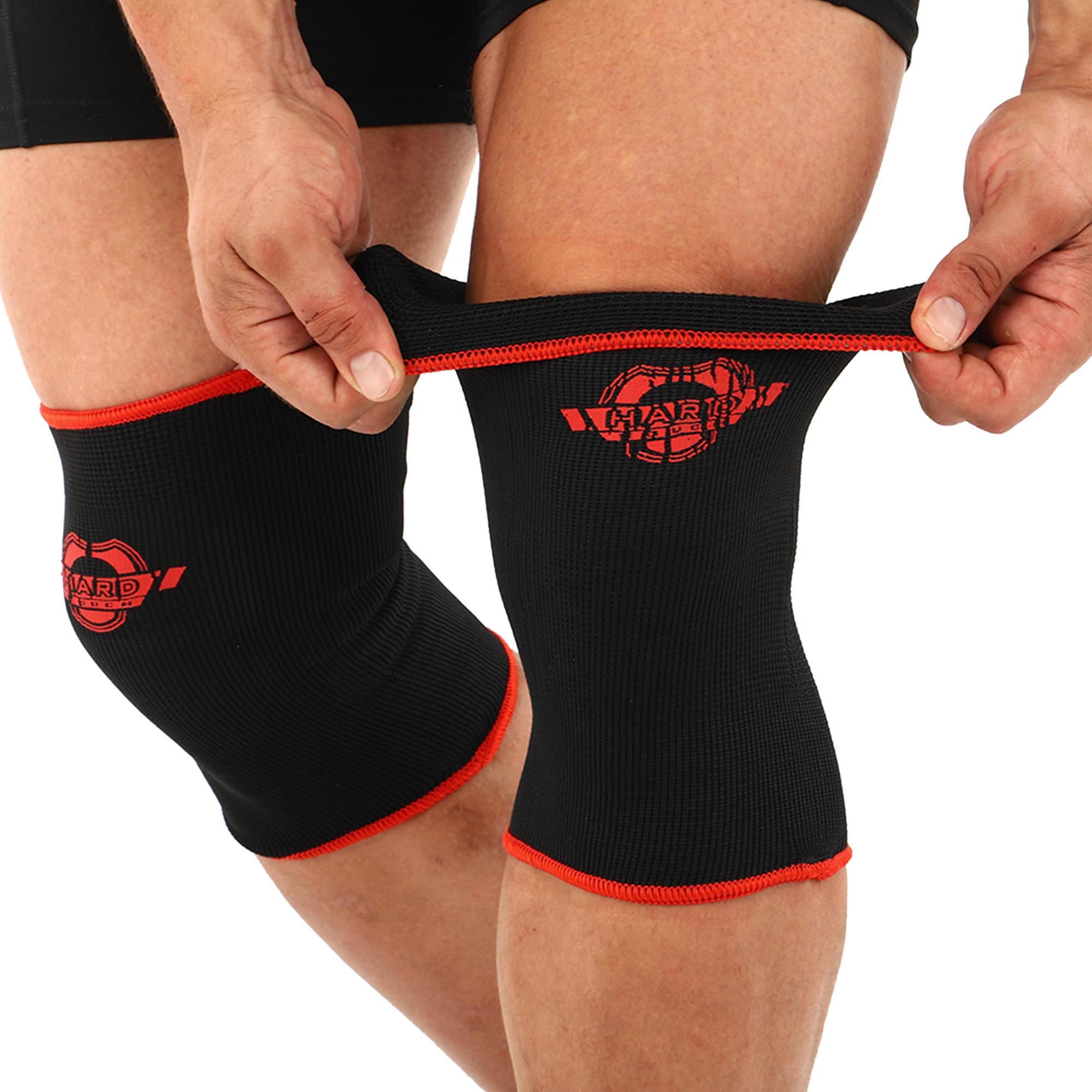 Наколінник еластичний Hard Touch CO-8901 2 шт. M Чорний (CO-8901_Черный_M) - фото 4 Наколінник еластичний Hard Touch CO-8901 2 шт. M Чорний (CO-8901_Черный_M) - фото 4