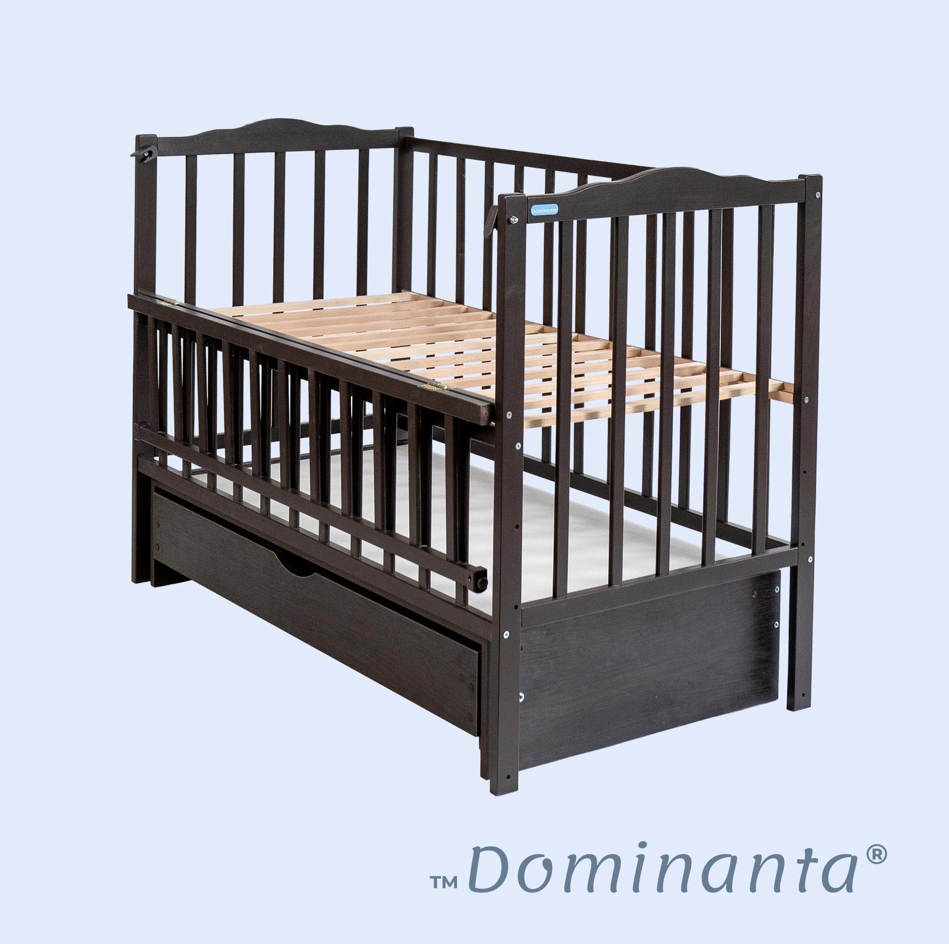 Детская кроватка Домінанта Малыш с ящиком Венге - фото 7