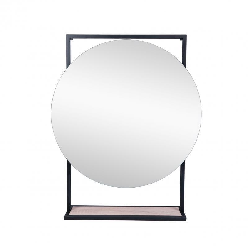 Зеркало Q-tap с LED-подсветкой Taurus Black/Whitish oak (QT2478ZP700BWO)