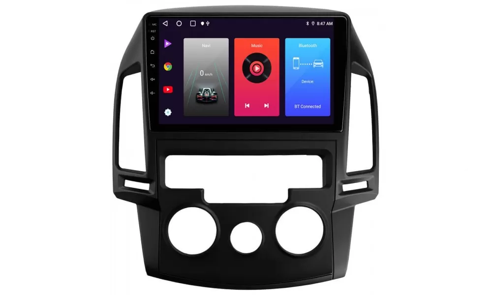 Автомагнитола штатная Sigma S9332 для Hyundai i30 1 FD 2007-2012 F2 3/32 Gb 4G DSP 9" (AR-91050)