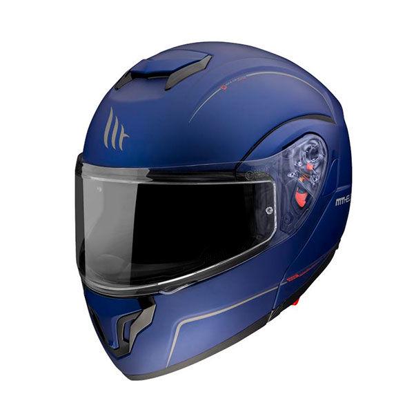 Мотошлем MT HELMETS ATOM SV Solid S Matt Blue (28740)