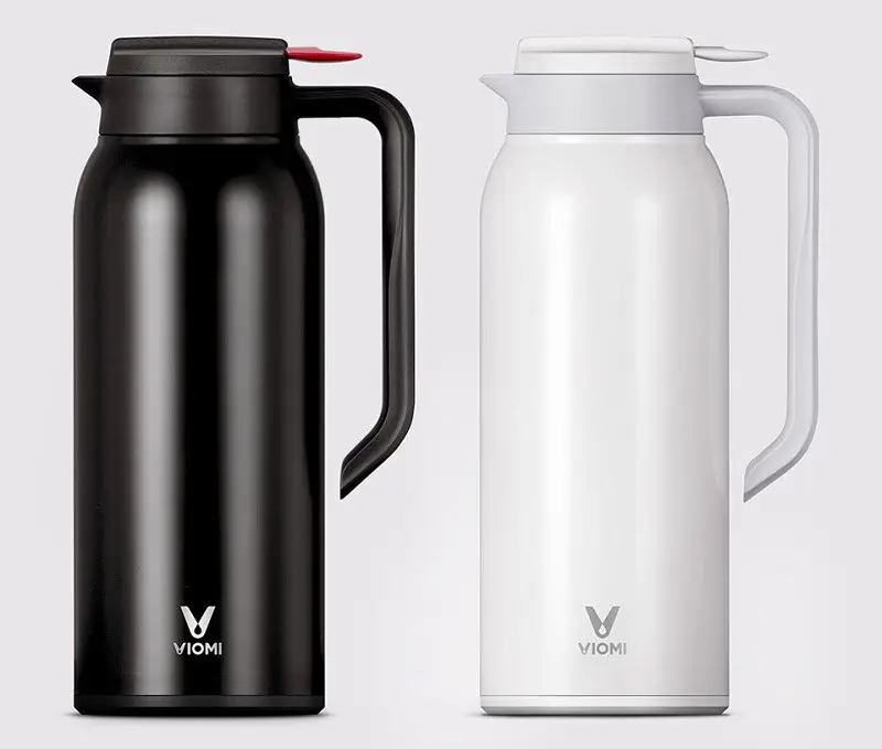 Термос Viomi stainless vacuum cup 1500 мл Black - фото 3