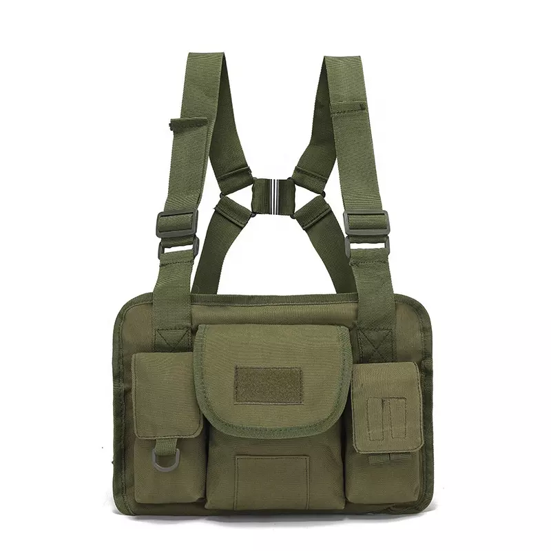 Сумка нагрудна військова Tactical chest bag D009 оливковий