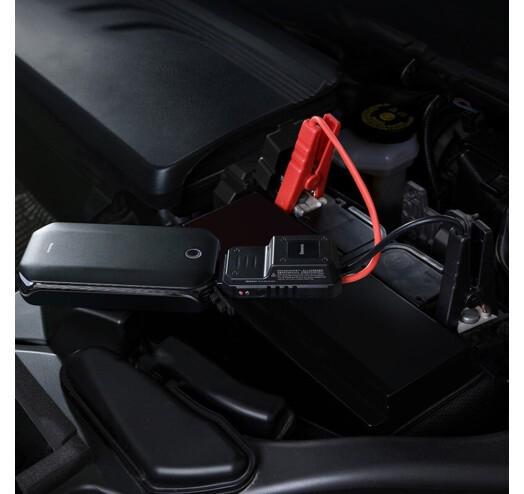 Устройство пускозарядное Baseus Super Energy Air Car Jump Starter автомобильное 10000 mAh Black - фото 7