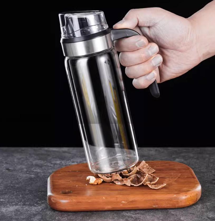 Бутылка для масла и уксуса с дозатором стеклянная 650 мл с мерной шкалой (ОДКБ-937-3) - фото 6