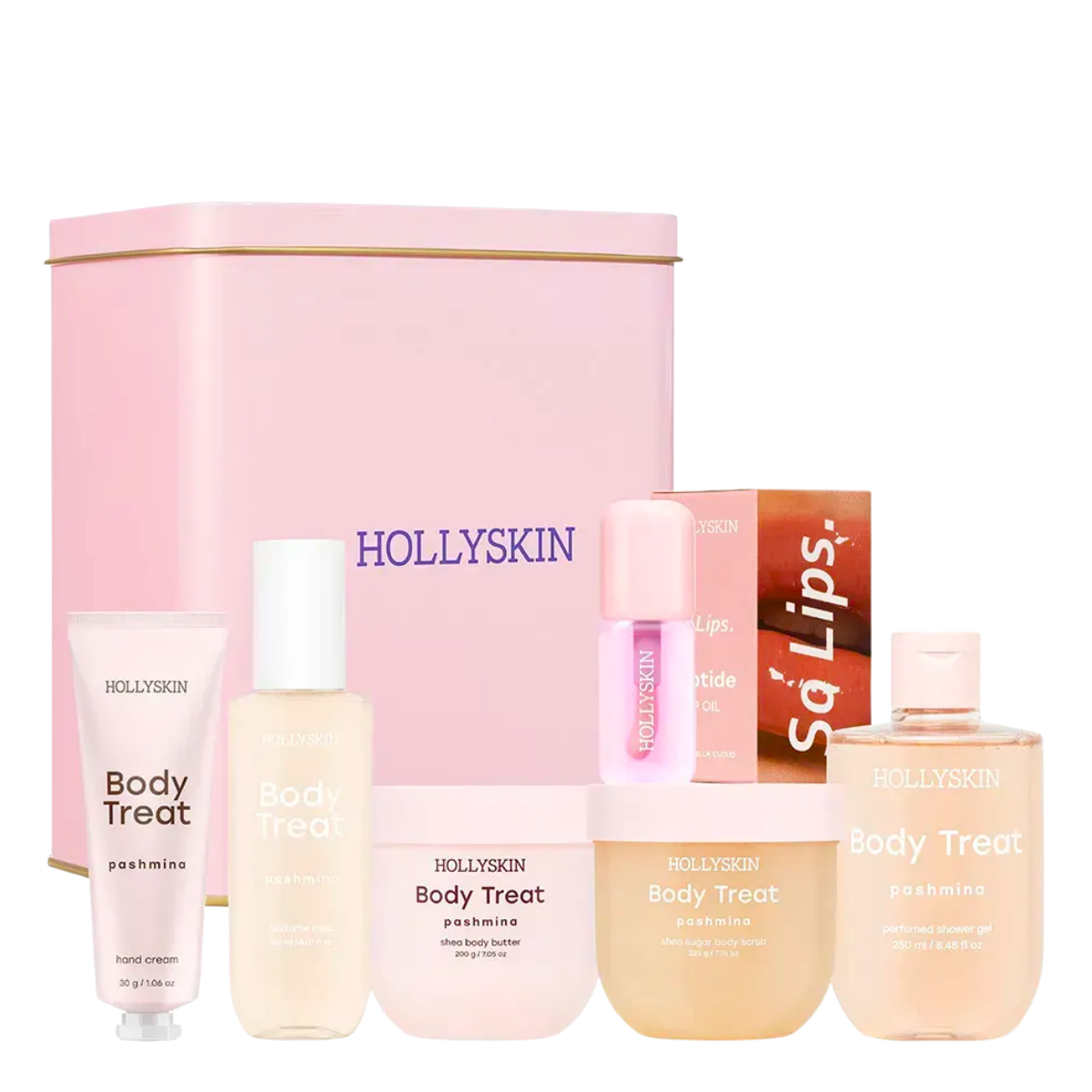 Подарунковий набір косметики для жінок Hollyskin Body Treat Pashmina 6 продуктів (13355600)