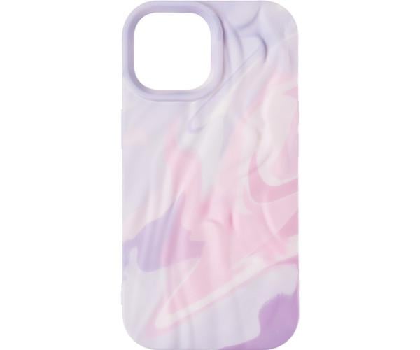 Чохол накладка Gelius Aquarelle Case для iPhone 15 Фиолетовый