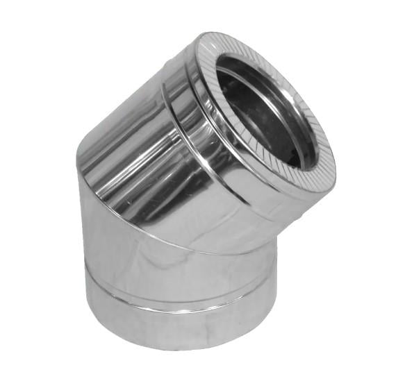 Коліно 45° 150/220 нержавіюча сталь/оцинковка (1771622109)