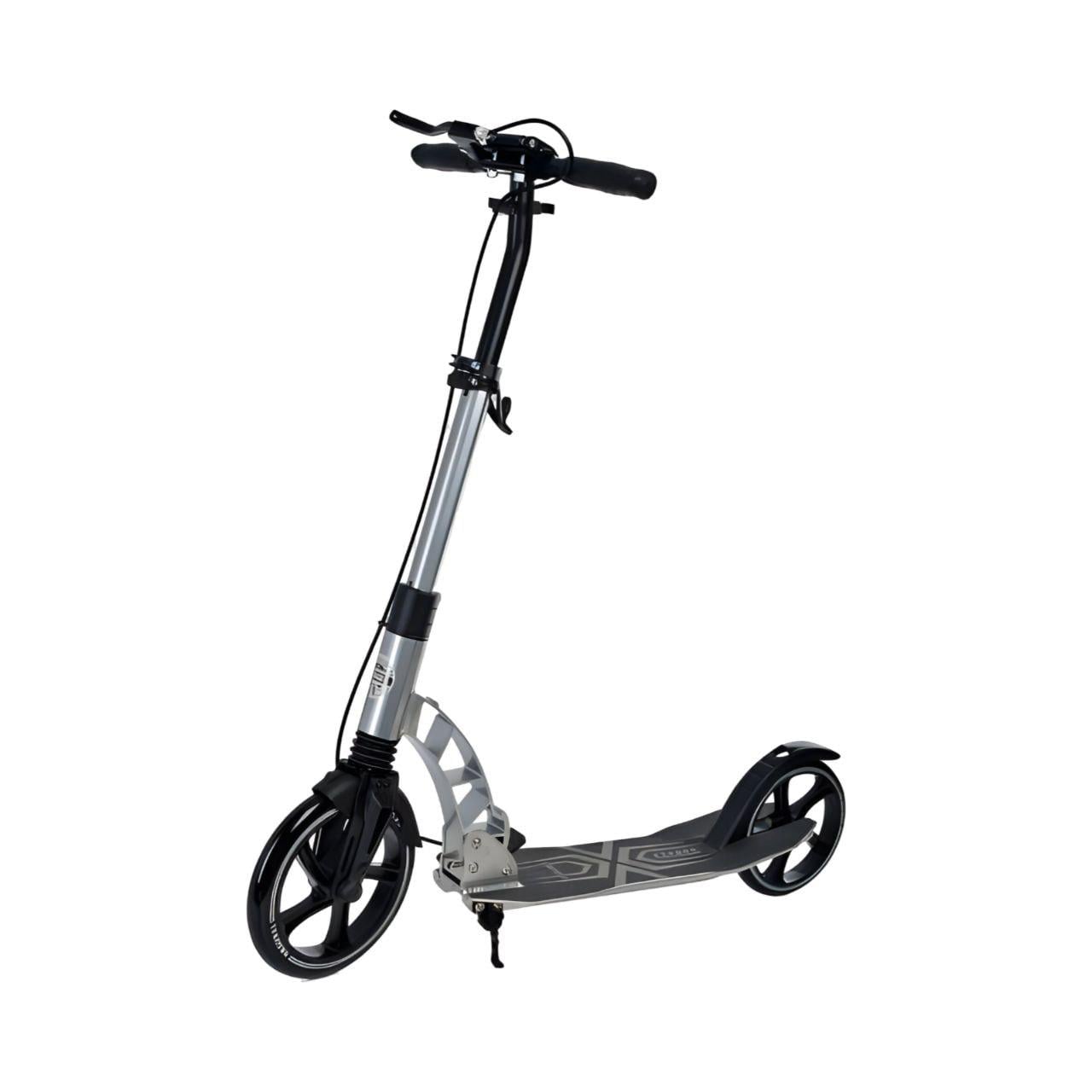 Самокат SR 2-061-G для взрослых ручной тормоз/замок/ремень Серый (25791178)