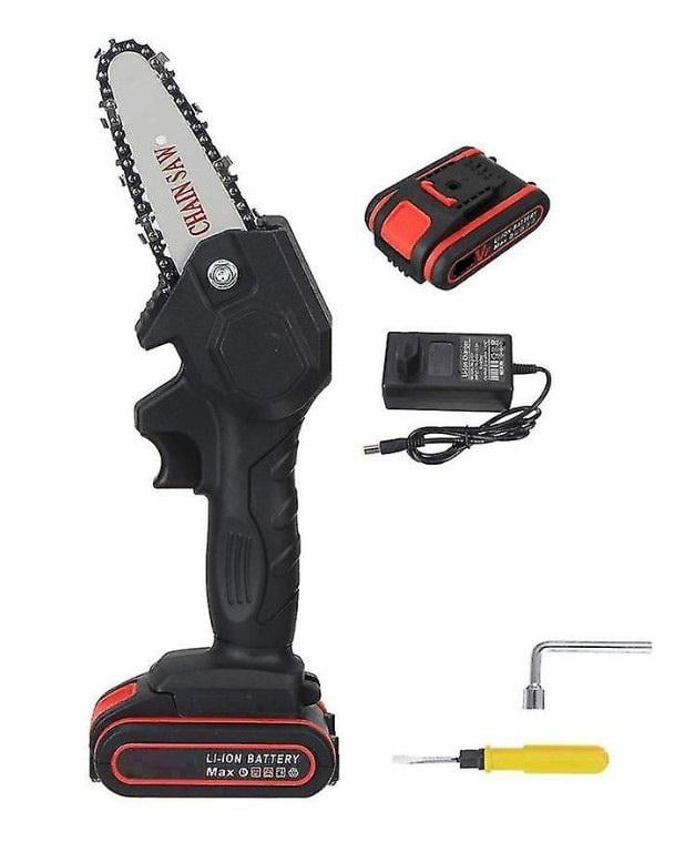 Цепная мини-пила аккумуляторная Mini Electric Chainsaw с 1 аккумулятором 2 Ah (G7896)
