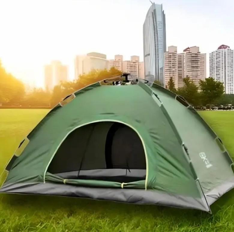 Палатка двухместная с автоматическим каркасом 200х150 см (197) - фото 3 Палатка двухместная с автоматическим каркасом 200х150 см (197) - фото 3