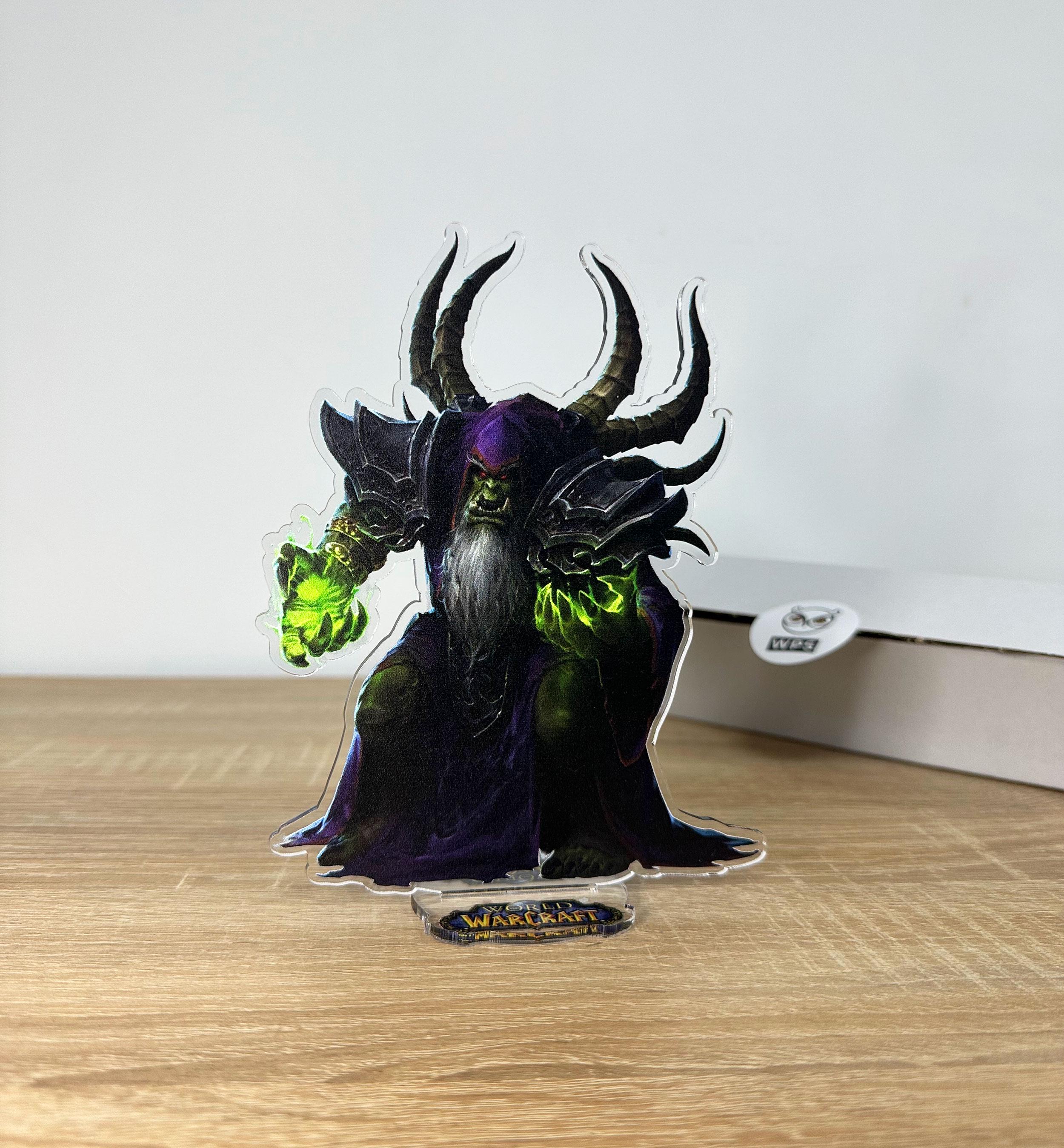 Фигурка акриловая коллекционная WorkPlaceShop World of Warcraft Гульдан 17 см - фото 2