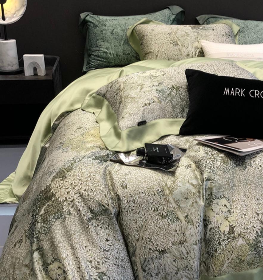 Комплект постільної білизни Tensel Charmeuse Home євро 200х230 см/50х70 см (0012) - фото 1 Комплект постільної білизни Tensel Charmeuse Home євро 200х230 см/50х70 см (0012) - фото 1