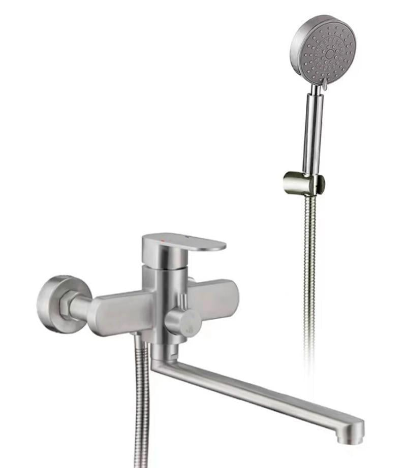 Змішувач для ванни Lidz Luna 005 LDLUN005NKS46093 (56012)