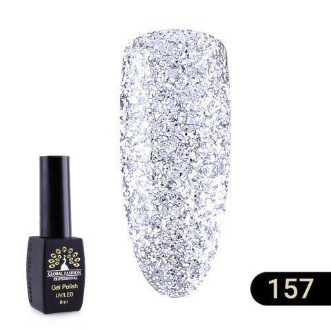 Гель-лак Global Fashion Black elite 157