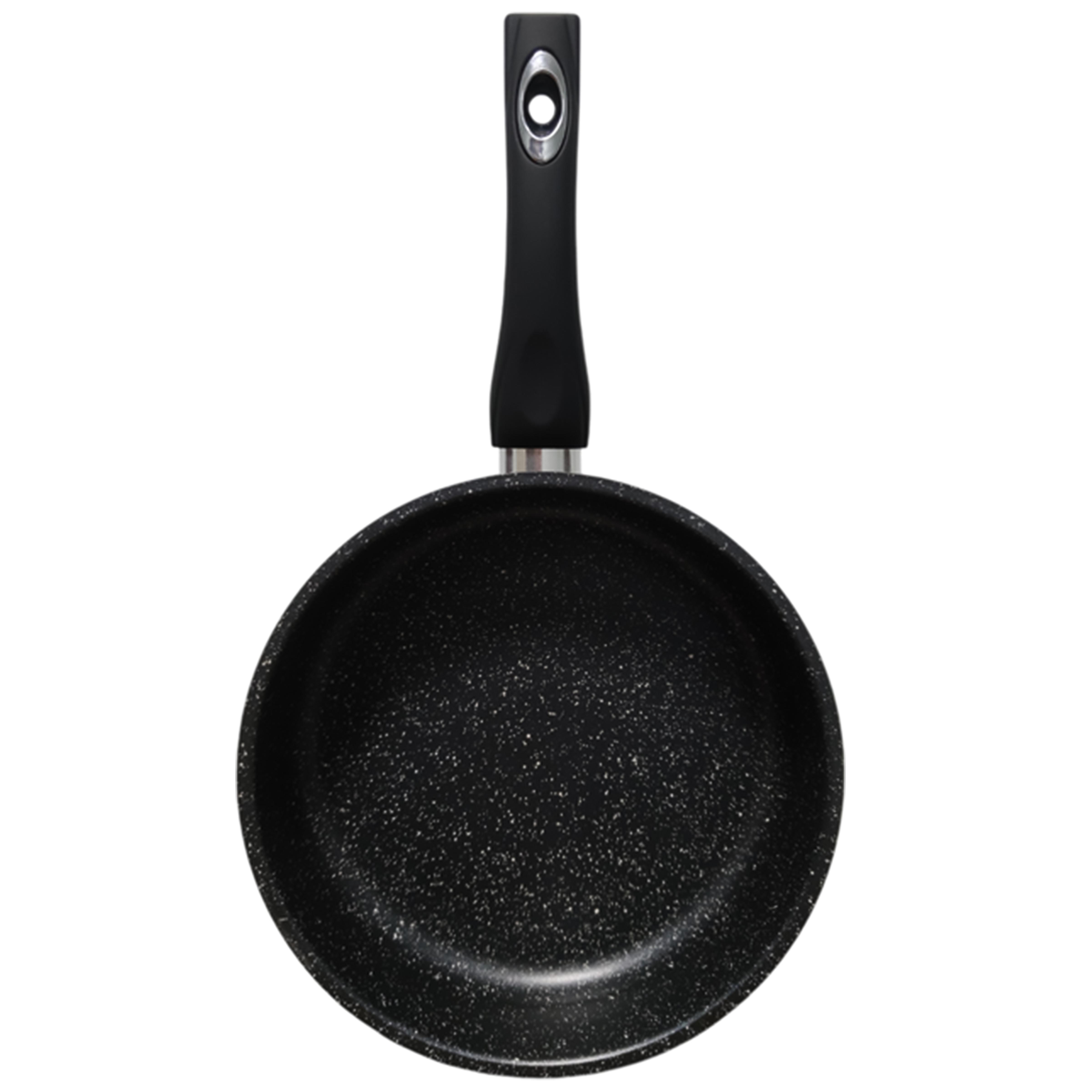 Сковорода Vezzer глубокая с крышкой 28 см (VZ8077) - фото 3