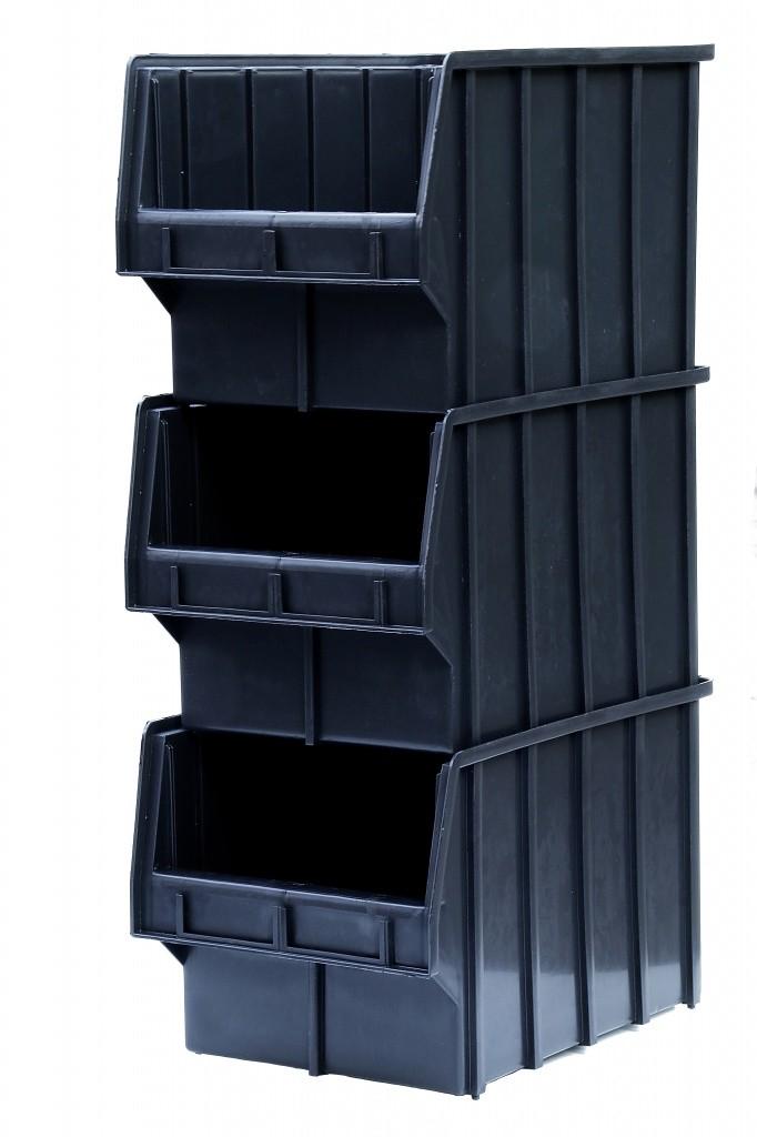 Стелаж для металовиробів з ящиками для зберігання Чорний (1016) - фото 3