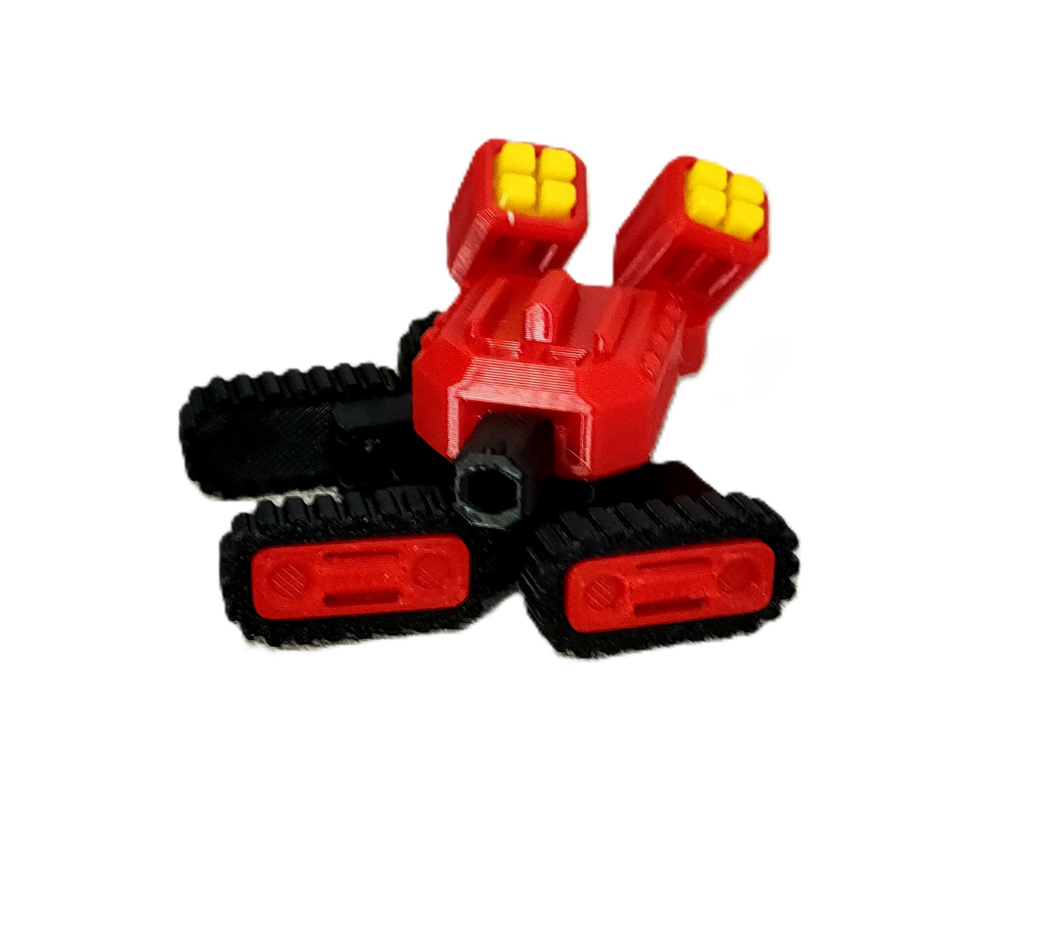 Конструктор іграшковий Tread Walker Tank 60х70х38 мм (TWT-26G-CCG) - фото 2 Конструктор іграшковий Tread Walker Tank 60х70х38 мм (TWT-26G-CCG) - фото 2