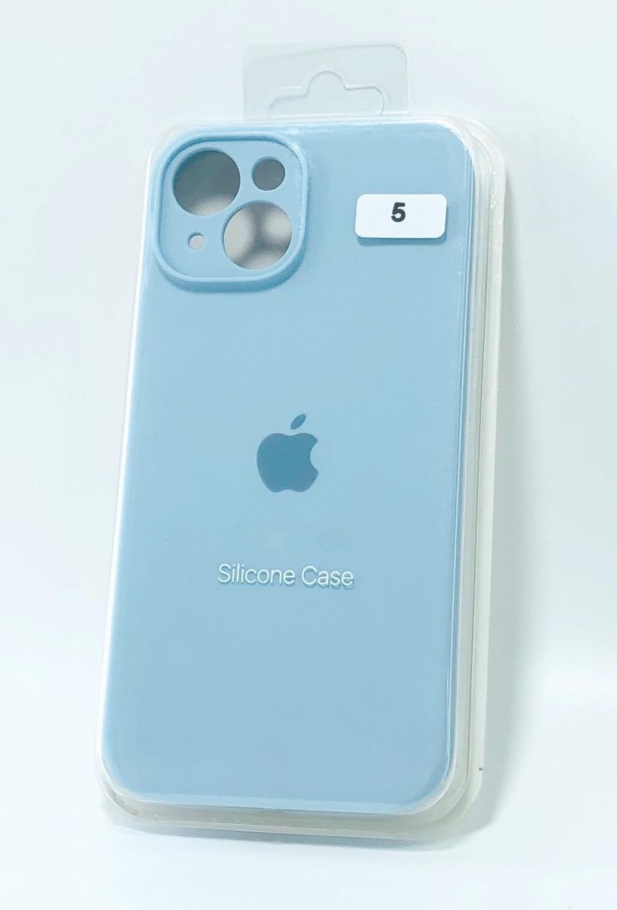 Чехол для телефона iPhone 14Plus Silicone Case FULL Camera №5 powder blue - фото 1