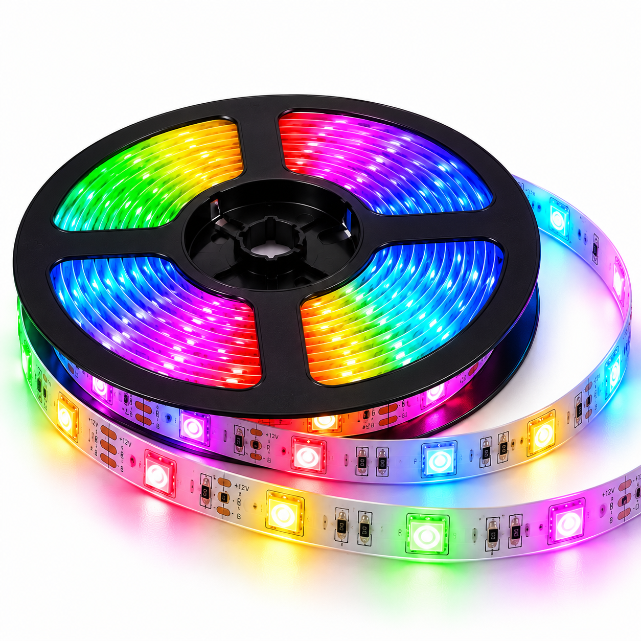 Светодиодная LED лента RGB 5050 (1489)
