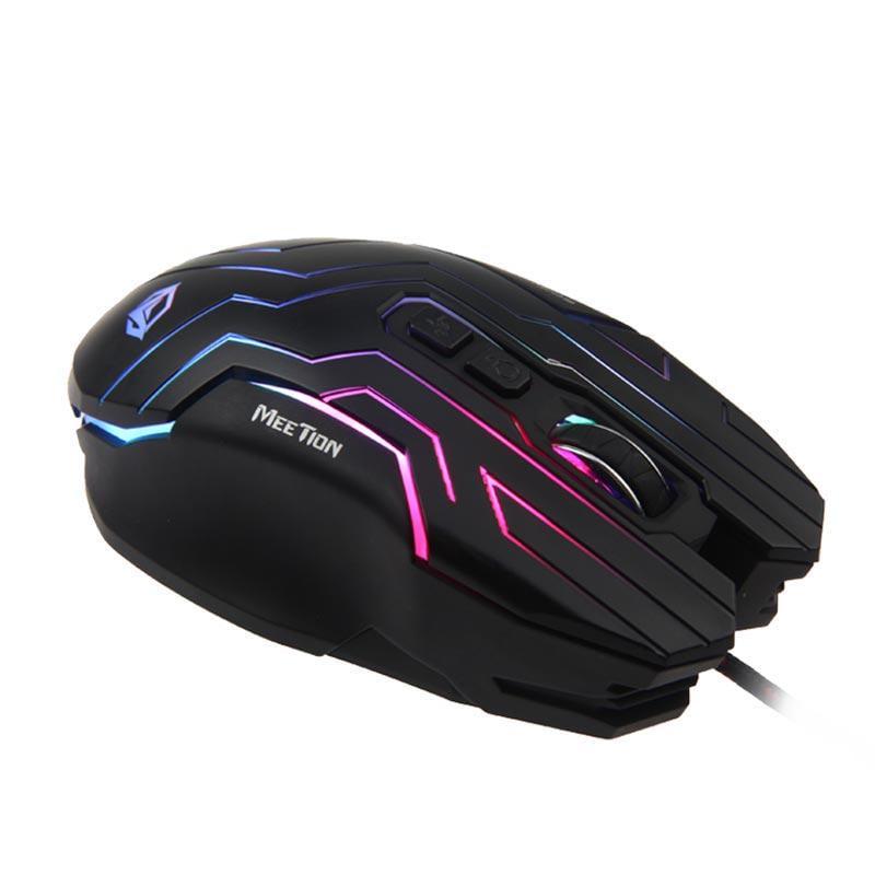 Компьютерная мышка проводная игровая с подсветкой Meetion Backlit Gaming Mouse RGB MT-GM22 (2005110341)