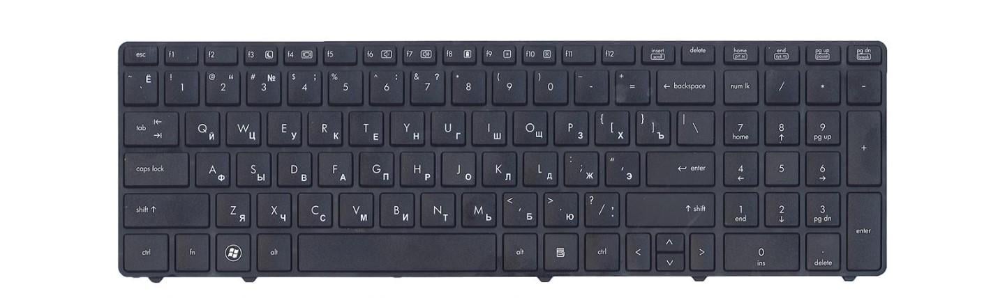 Клавиатура для ноутбука HP Probook 6750b матовая (701988-251)
