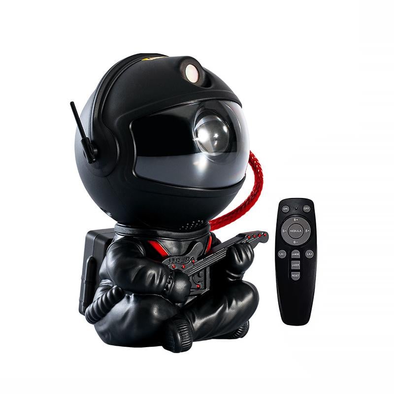 Проектор ночник Астронавт с гитарой HR-F2 звездное небо 7 режимов ДУ Black Проектор ночник Астронавт с гитарой HR-F2 звездное небо 7 режимов ДУ Black