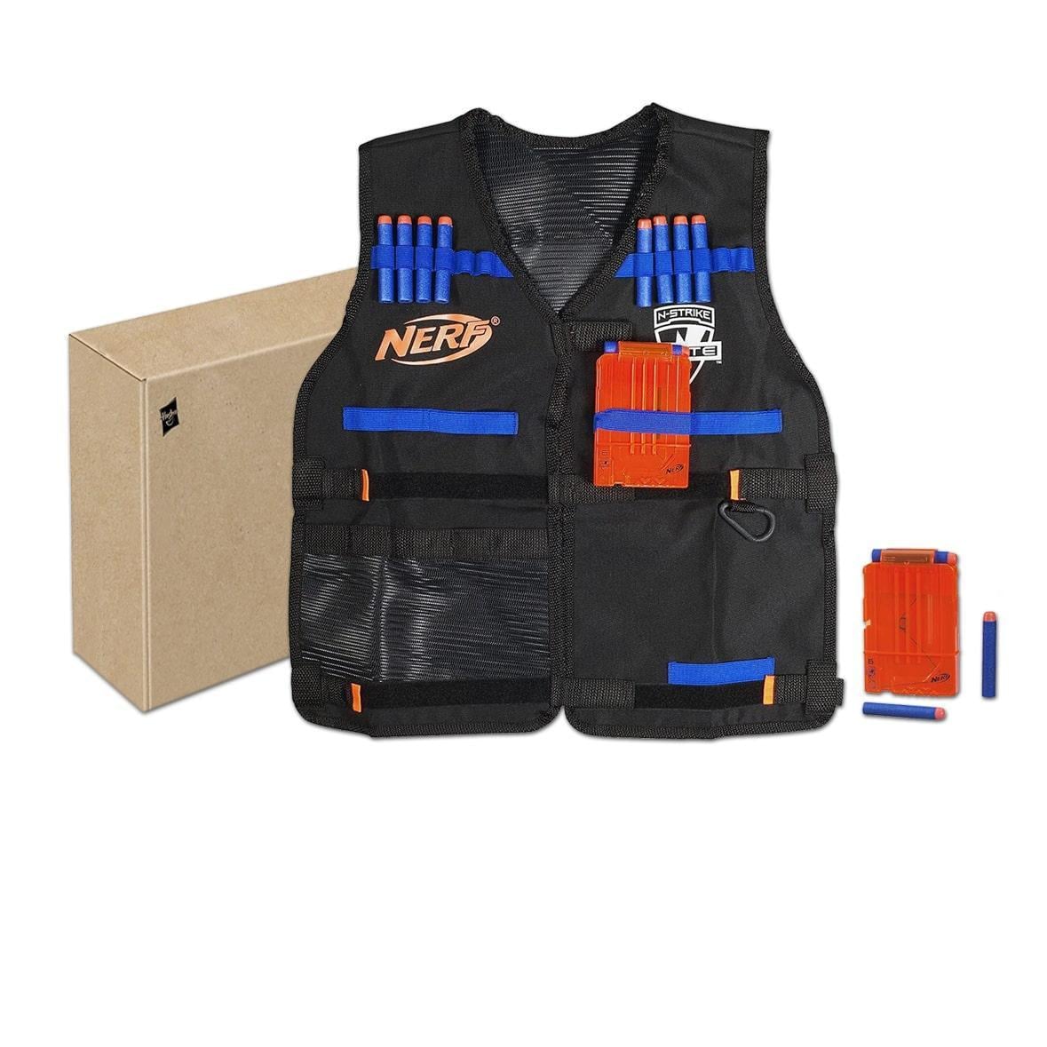 Игровой набор Hasbro Nerf N-Strike Elite Series Tactical Vest Жилет агента со стрелами и магазинами Игровой набор Hasbro Nerf N-Strike Elite Series Tactical Vest Жилет агента со стрелами и магазинами