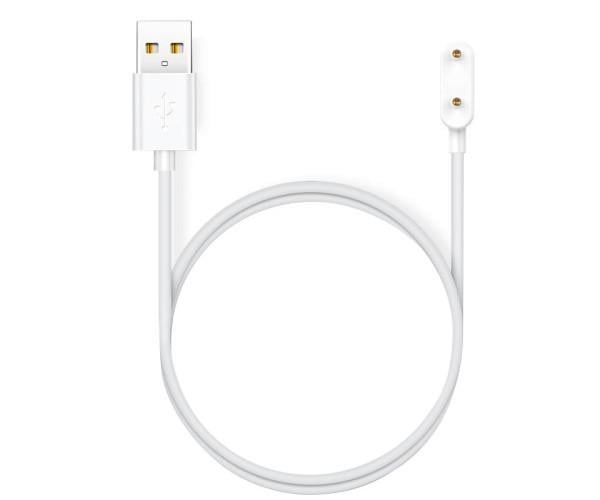 Кабель-зарядка USB для Huawei Watch Fit/Watch Fit 2/Watch Fit 3/Watch Fit Mini/Band 6/Band 6 Pro/Band 7/Kid`s Watch 4X/Honor Band 6/Watch ES 1 м White