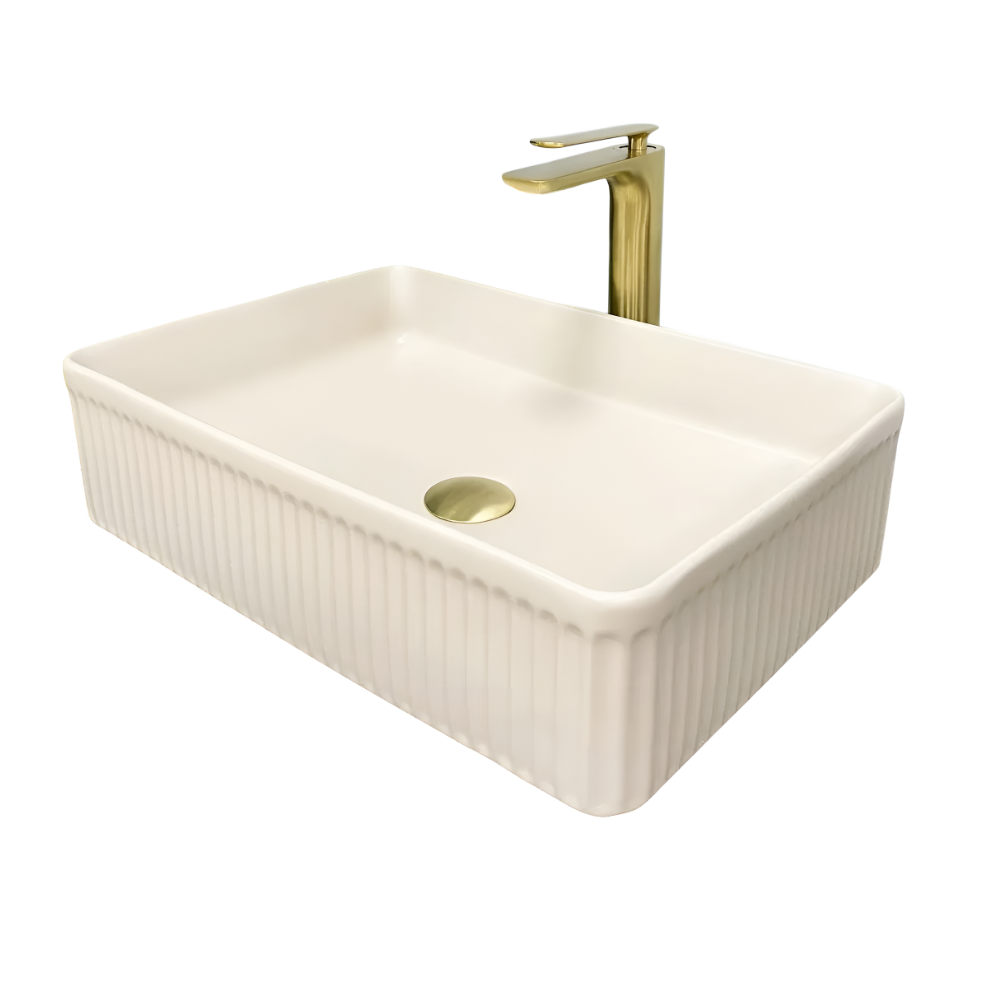 Раковина накладная VBI Brescia прямоугольная 345x510 мм Beige Matt (RM-VBI-013902)