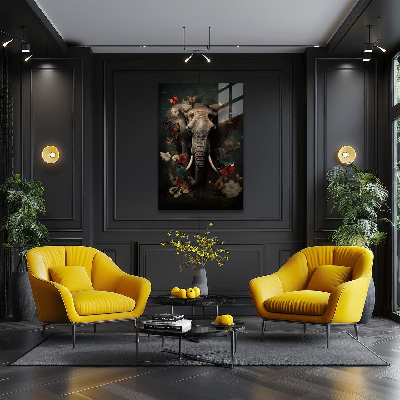 Картина на стекле NovellaPrint Мудрость саванны 50х75 см (439.2)