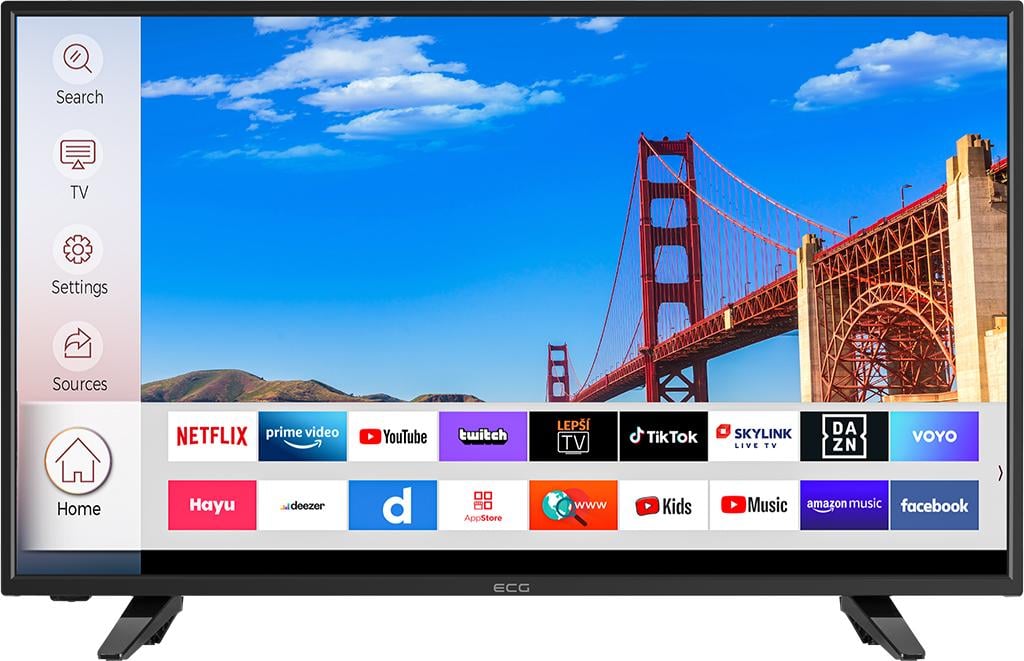 Телевізор ECG 43FSL231 Smart DLED TV