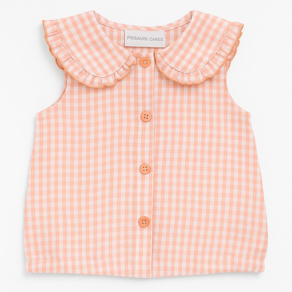 Сорочка PRIMARK у клітинку Рожевий 68 см (4582602)