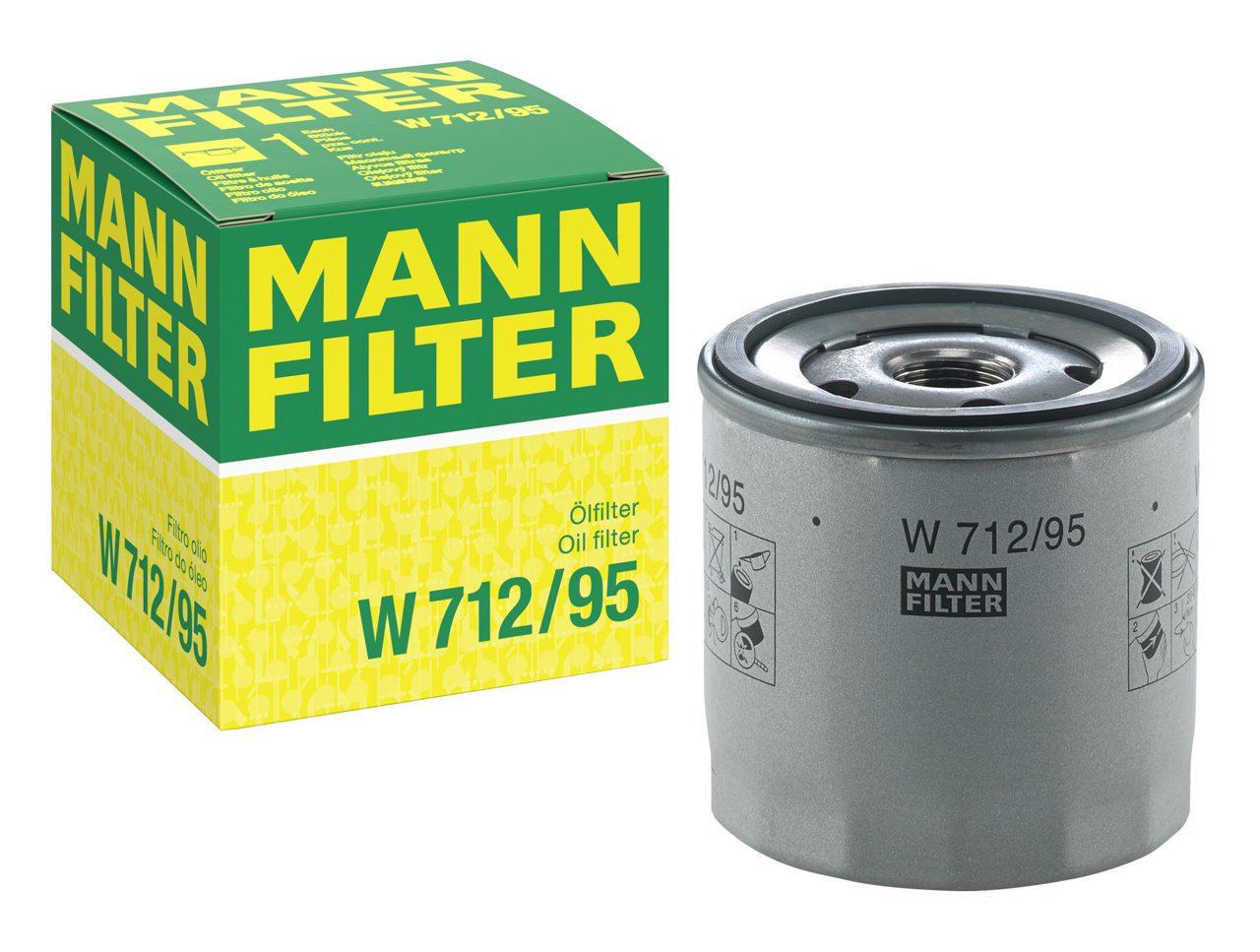 Фильтр смазки Mann-Filter (W712/95) Фильтр смазки Mann-Filter (W712/95)
