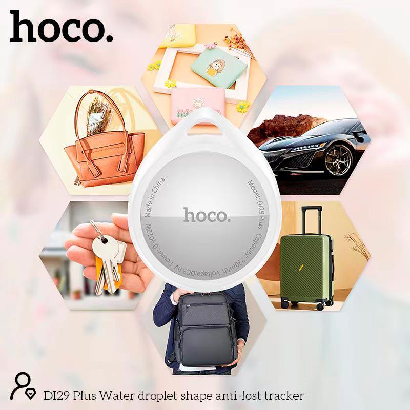 GPS-трекер брелок Hoco Water droplet shape anti-lost tracker DI29 Plus Білий (22931566) - фото 8