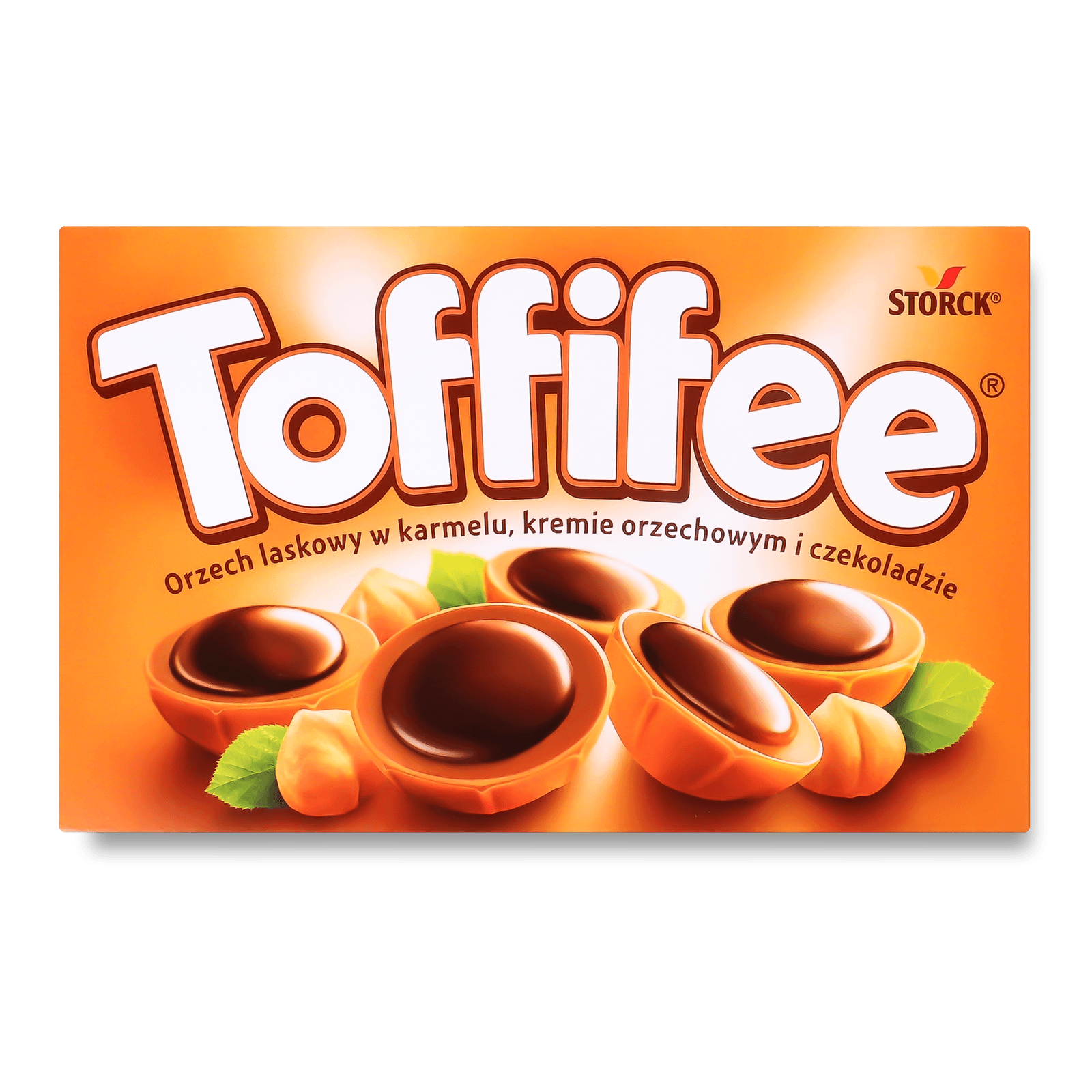 Цукерки Toffifee з карамелі з фундуком та нугатно-шоколадною начинкою 125 г (8973940084)