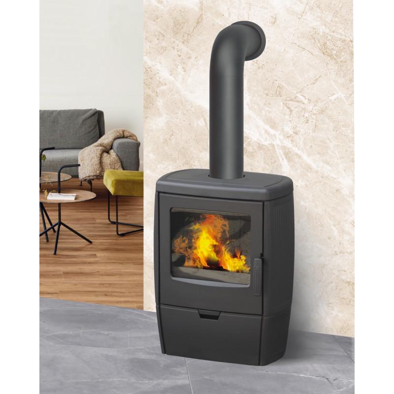 Піч-камін на дровах Plamen Alberto 86 кВт - фото 2